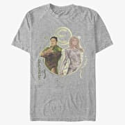 Merch Marvel: Eternals - GILGAMESH THENA DUO Unisex T-Shirt Heather Grey