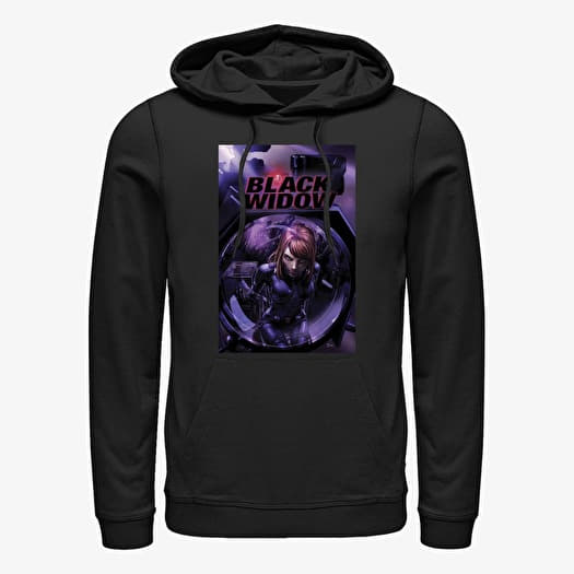 Sweatshirt Merch Marvel Avengers Classic - Black Widow Unisex Hoodie Black