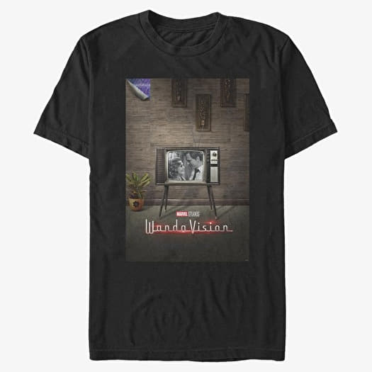 T-shirt Merch Marvel WandaVision - WV Poster 50s Unisex T-Shirt Black