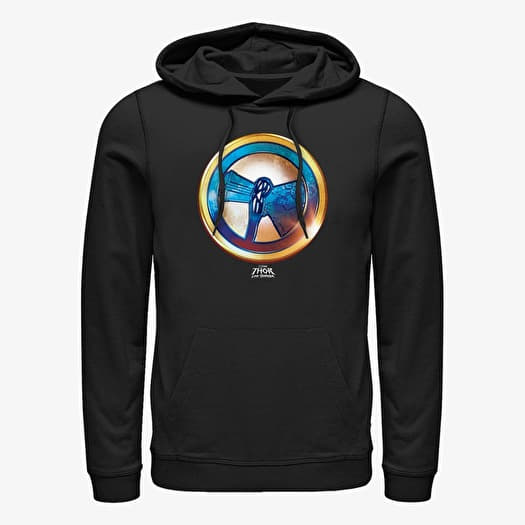 Sudadera Merch Marvel Thor: Love and Thunder - Stormbreaker Gold Unisex Hoodie Black