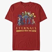 Merch Marvel: Eternals - Group Shot Unisex T-Shirt Red