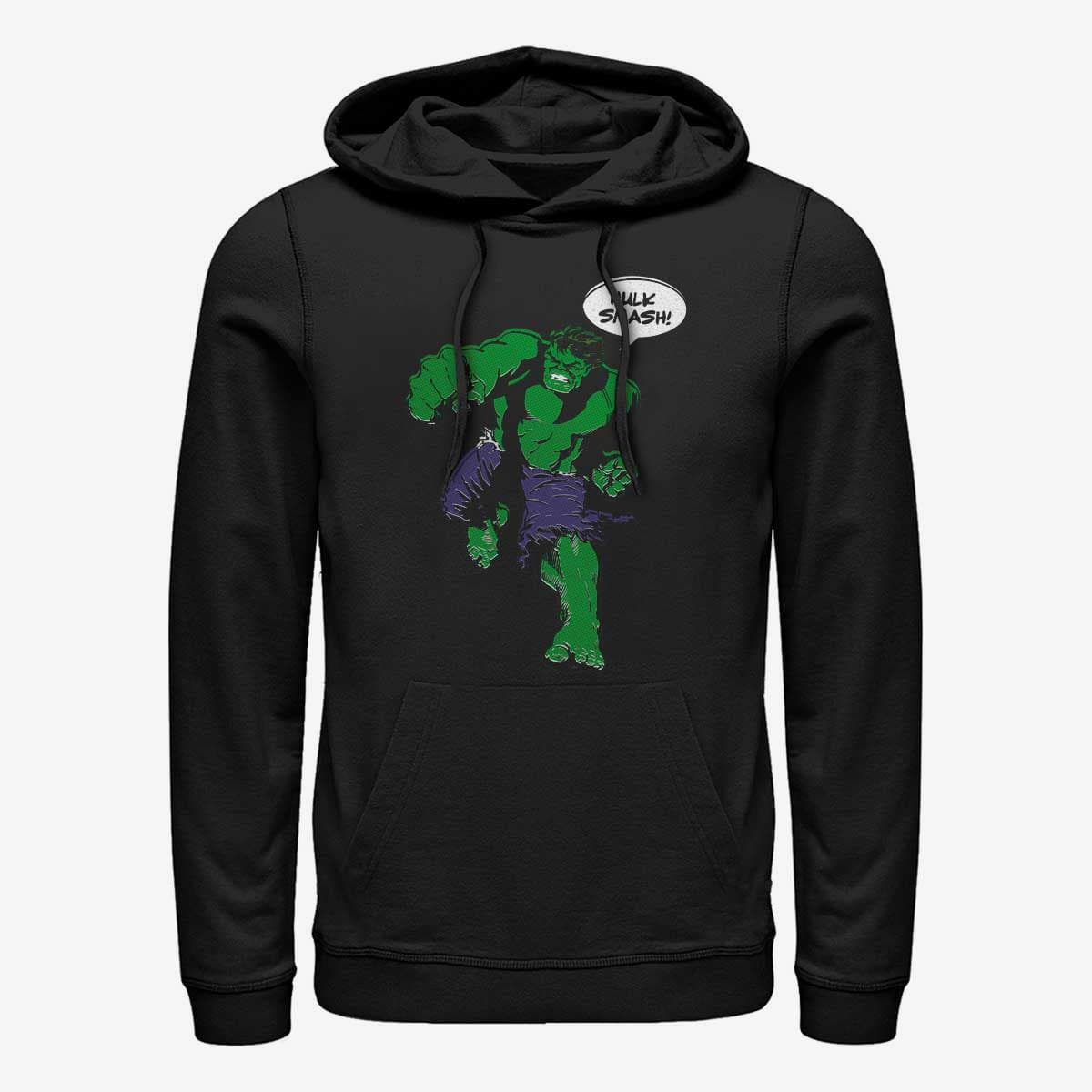 Puloverji   Merch Marvel Avengers Classic - Vintage Smash Unisex Hoodie Black