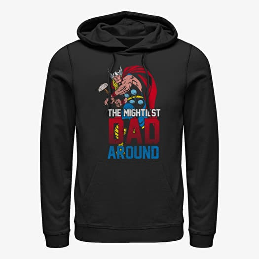 Felpa Merch Marvel Avengers Classic - Mightiest Dad Unisex Hoodie Black