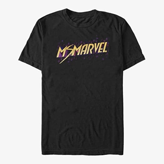 Tričko Merch Ms. Marvel - Polygons Unisex T-Shirt Black