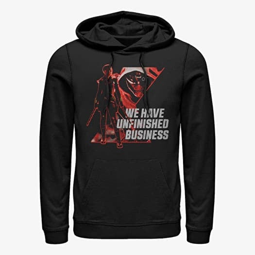 Sweatshirt Merch Marvel Black Widow - Unfinished Business Unisex Hoodie Black