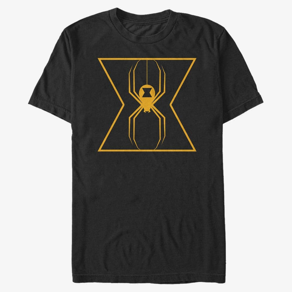 T-Shirts Merch Marvel Avengers Classic - Black Orange Unisex T-Shirt Black