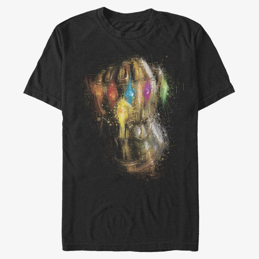 T-shirts Merch Marvel Avengers: Endgame - Painting Glove Unisex T-Shirt Black