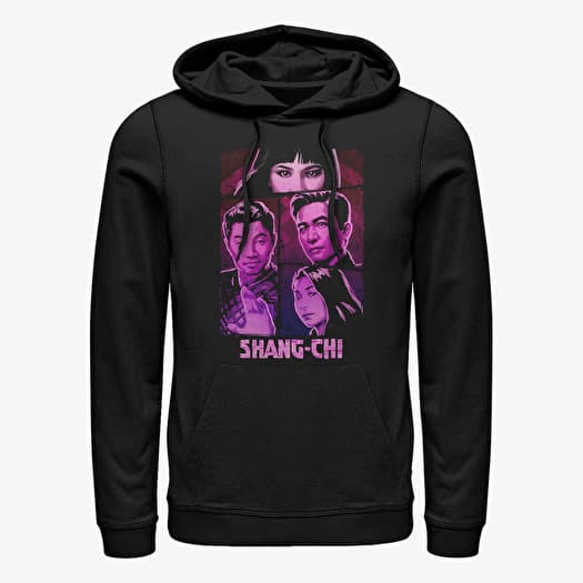 Sweatshirt Merch Marvel Shang-Chi - Neon Panel Shang Unisex Hoodie Black