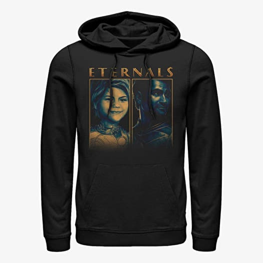 Sweatshirt Merch Marvel The Eternals - Eternal Group Unisex Hoodie Black