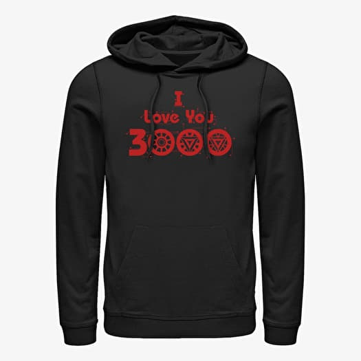 Mikina Merch Marvel Avengers: Endgame - Love Circuits Unisex Hoodie Black