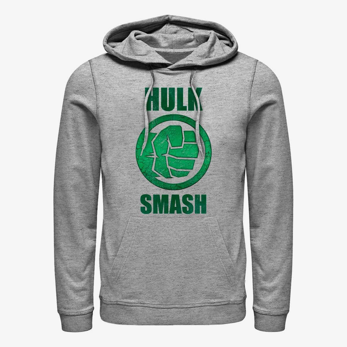 Mikiny Merch Marvel Avengers Classic - Hulk It Unisex Hoodie Heather Grey