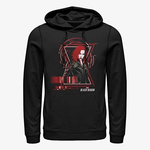 Sweatshirt Merch Marvel Black Widow - Widow Barcode Unisex Hoodie Black