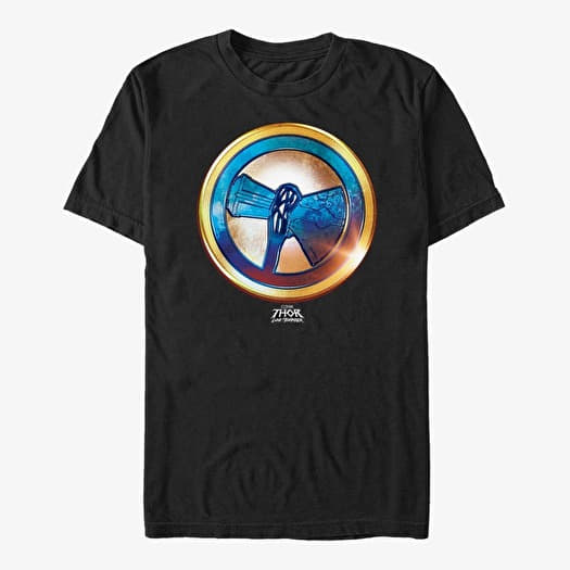 T-shirt Merch Marvel Thor: Love and Thunder - Stormbreaker Gold Unisex T-Shirt Black