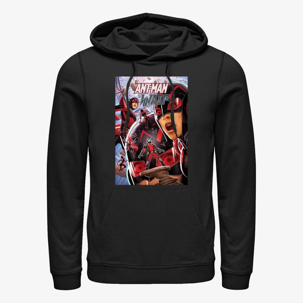 Sweatshirts Merch Marvel Avengers Classic - Black and Red Unisex Hoodie Black