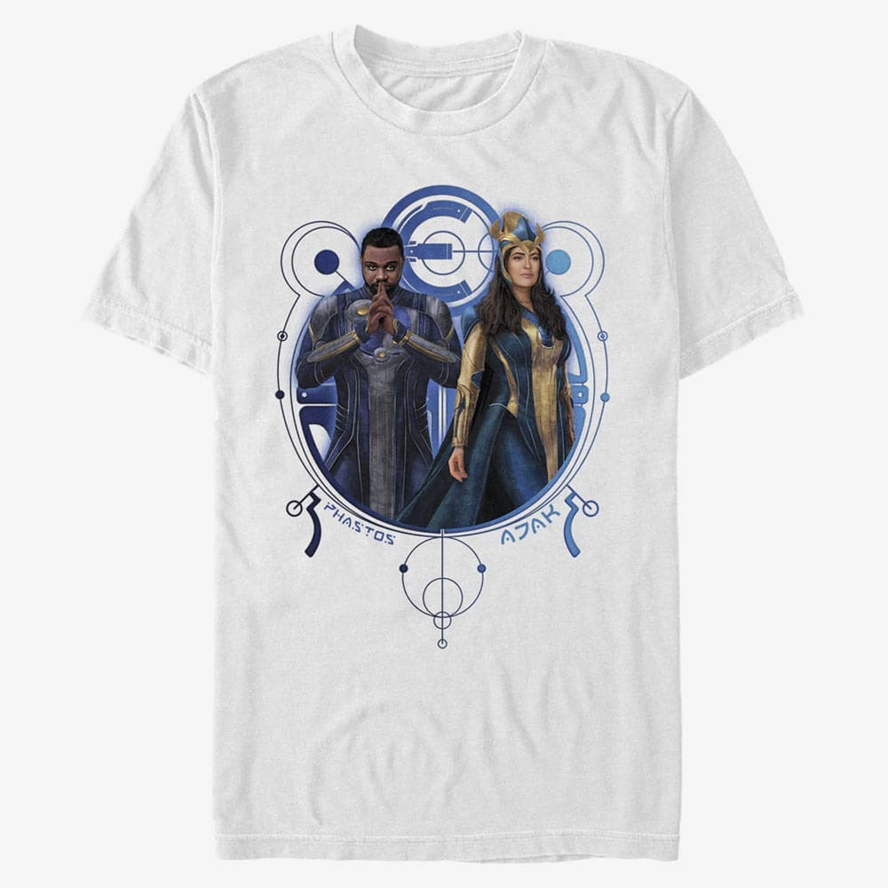 T-Shirts Merch Marvel The Eternals - PHASTOS AJAK DUO Unisex T-Shirt White