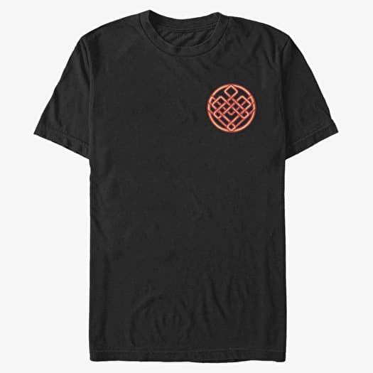 Tricou Merch Marvel Shang-Chi - Neon Symbol Unisex T-Shirt Black