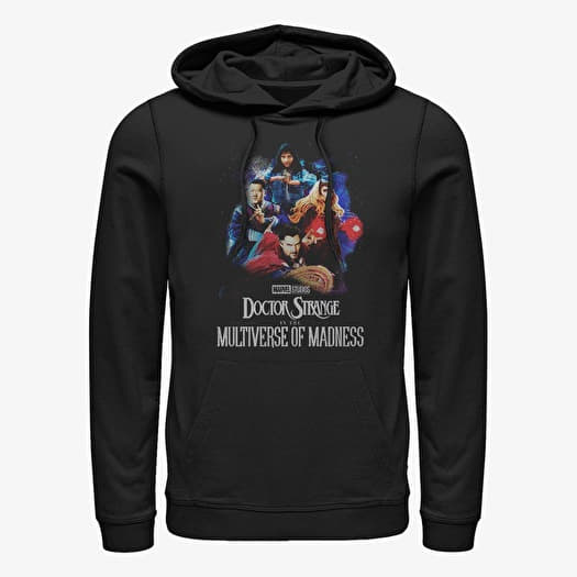Sweatshirt Merch Marvel Doctor Strange in the Multiverse of Madness - Poster Group Unisex Hoodie Black