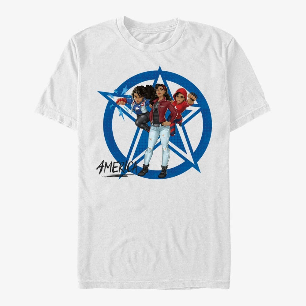 majice kratkih rukava Merch Marvel - America-Chavez Unisex T-Shirt White