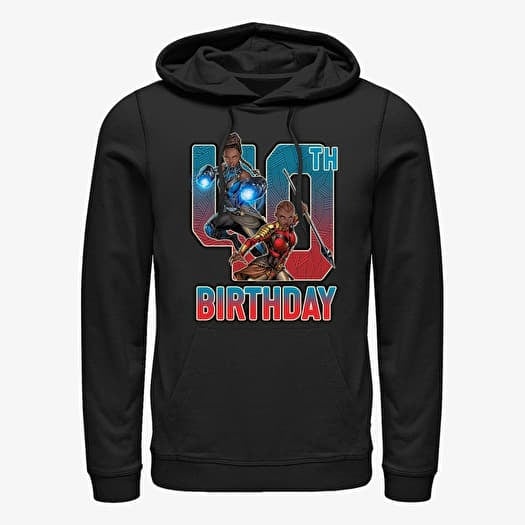 Sweatshirt Merch Marvel Avengers Classic - Shuri Okoye 40th Bday Unisex Hoodie Black