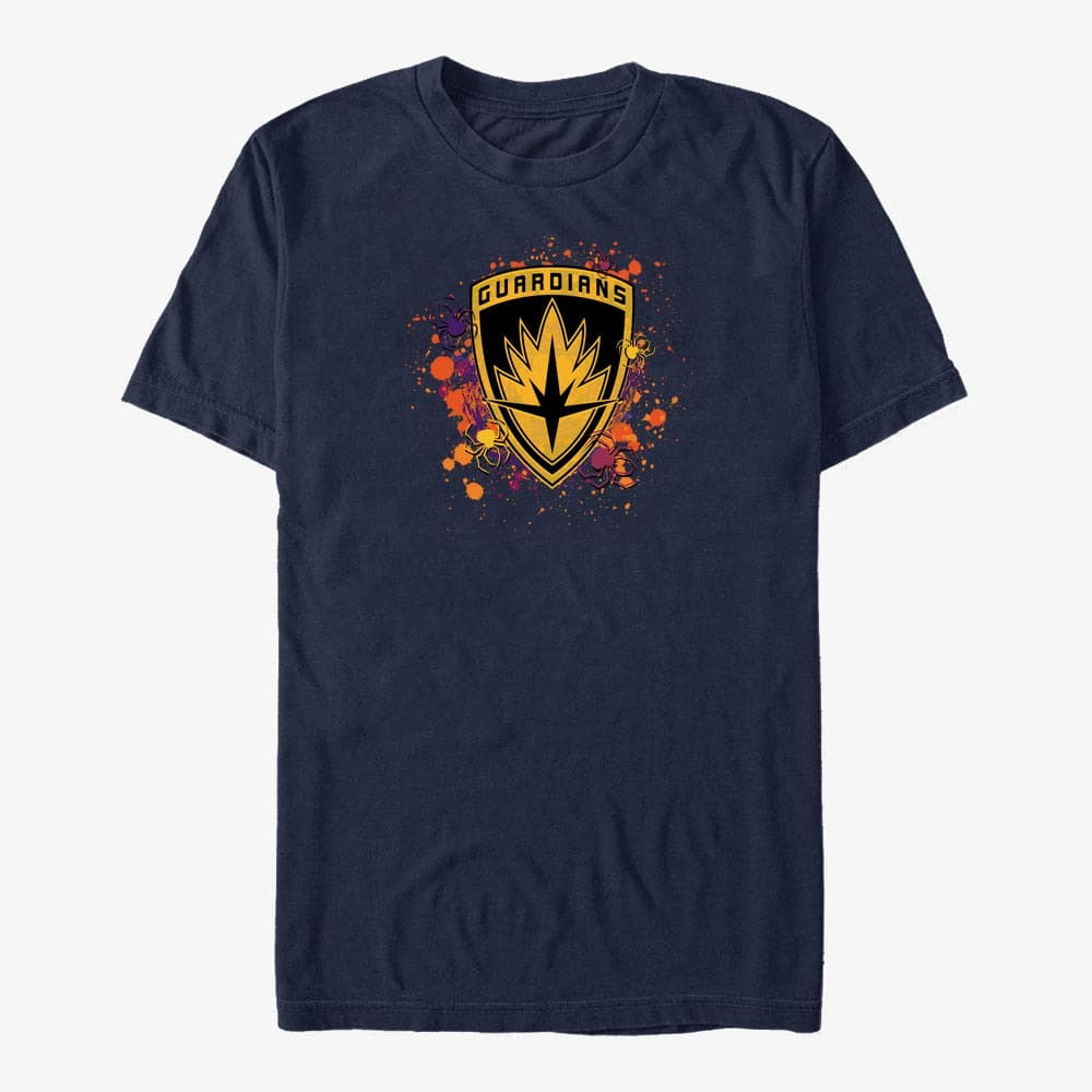 majice kratkih rukava Merch Marvel GOTG 2 - Space Lord Unisex T-Shirt Navy Blue