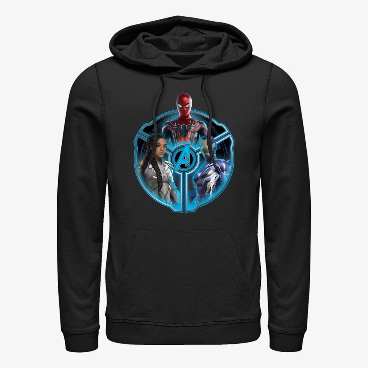 Hanorace Merch Marvel Avengers: Endgame - Trio Sigil Unisex Hoodie Black