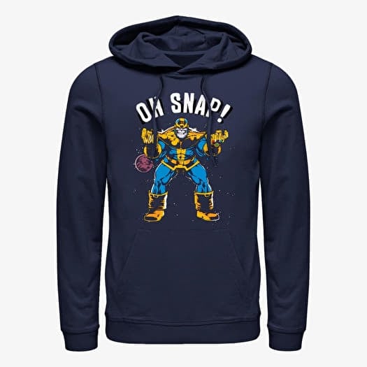 Majica Merch Marvel Avengers Classic - Aw Snap Unisex Hoodie Navy Blue