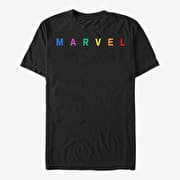Merch Marvel - SIMPLE LOGO EMB Unisex T-Shirt Black