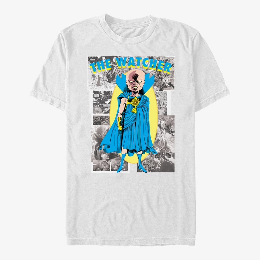 majice kratkih rukava Merch Marvel Classic - Comic UATU Unisex T-Shirt White