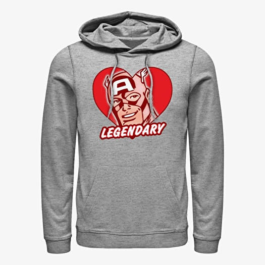 Mikina Merch Marvel Avengers Classic - Legends Unisex Hoodie Heather Grey