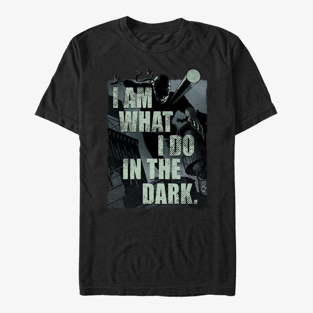 T-shirts Merch Marvel Defenders - Baton Throw Unisex T-Shirt Black
