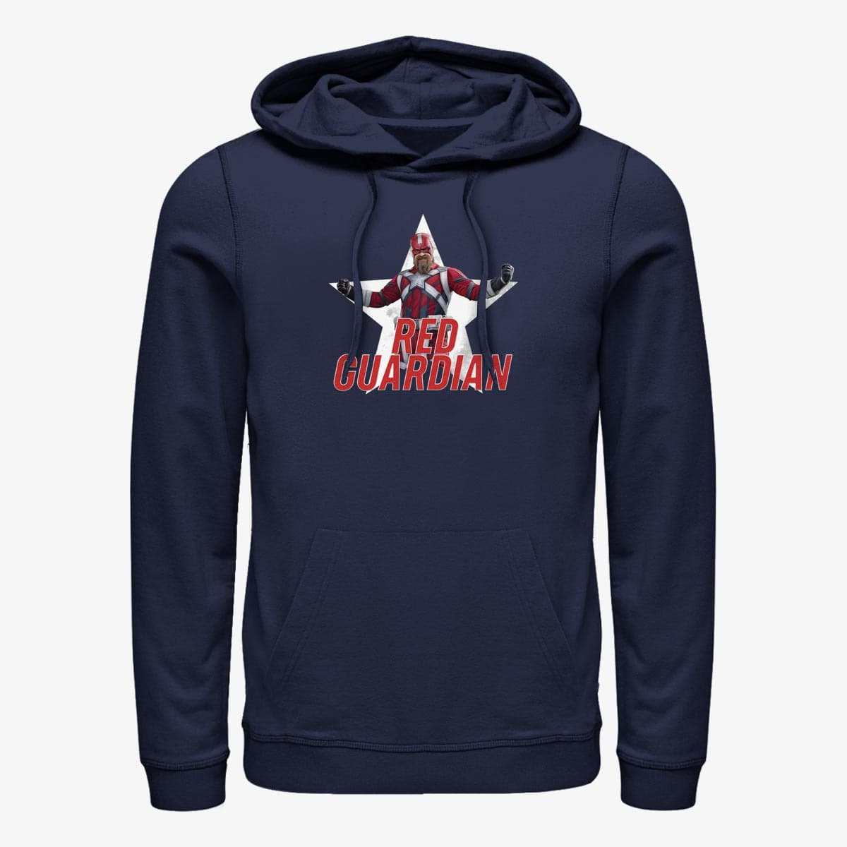 Mikiny Merch Marvel Black Widow - Red Guardian Unisex Hoodie Navy Blue