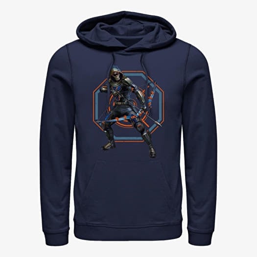 Sweatshirt Merch Marvel Black Widow: Movie - Big TaskMaster Unisex Hoodie Navy Blue