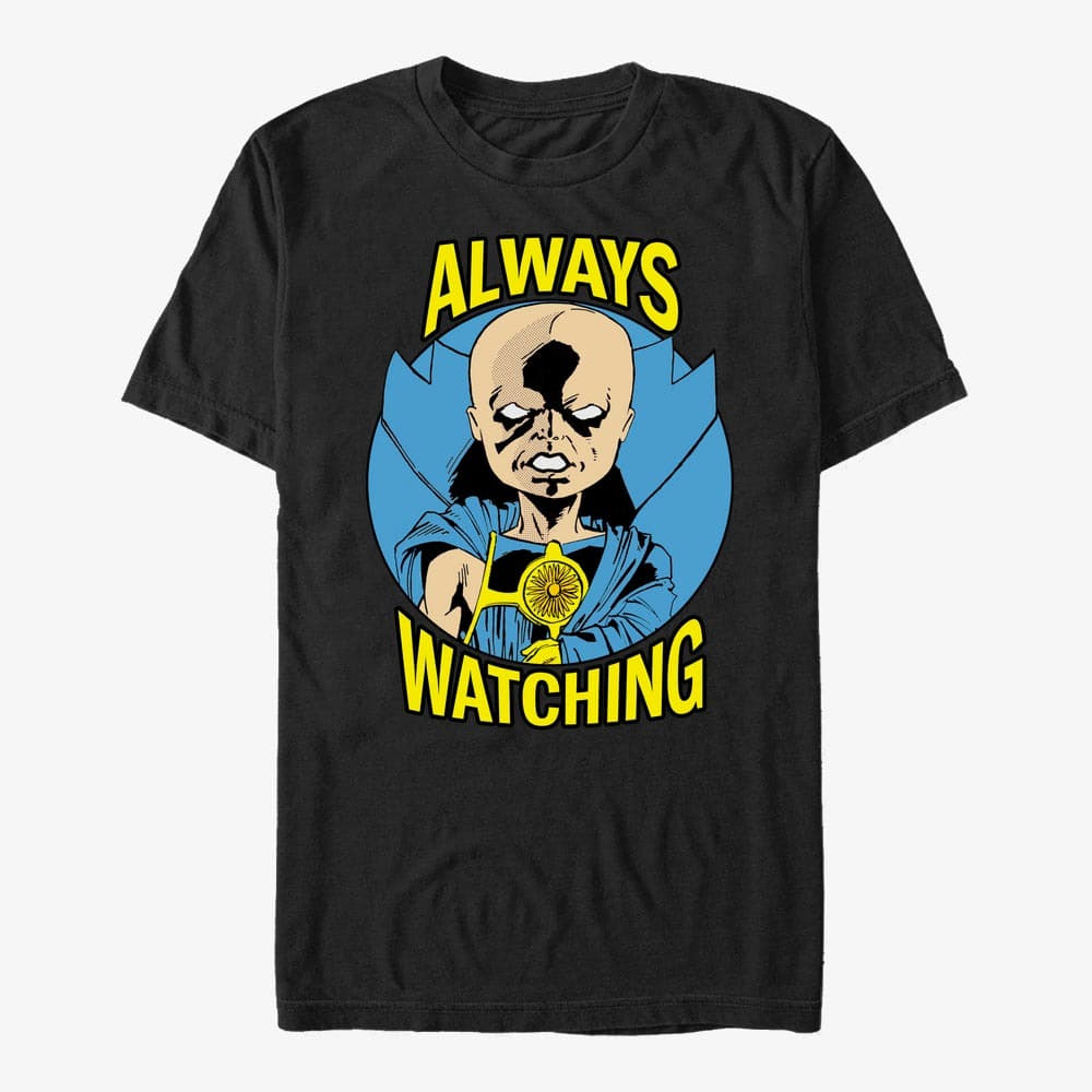 majice kratkih rukava Merch Marvel Classic - Eternal Watcher Unisex T-Shirt Black