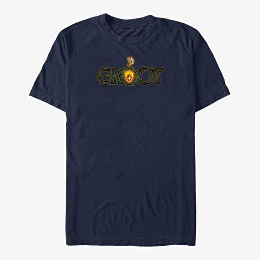 Tričko Merch Marvel GOTG 2 - Space Lord Unisex T-Shirt Navy Blue