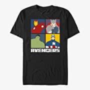 Merch Marvel Avengers Classic - Another Block Party Unisex T-Shirt Black