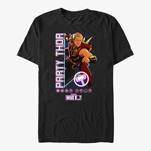 Majica Merch Marvel What If...? - Party TIme Thor Unisex T-Shirt Black