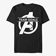 Merch Marvel Avengers: Endgame - Team Goals Unisex T-Shirt Black