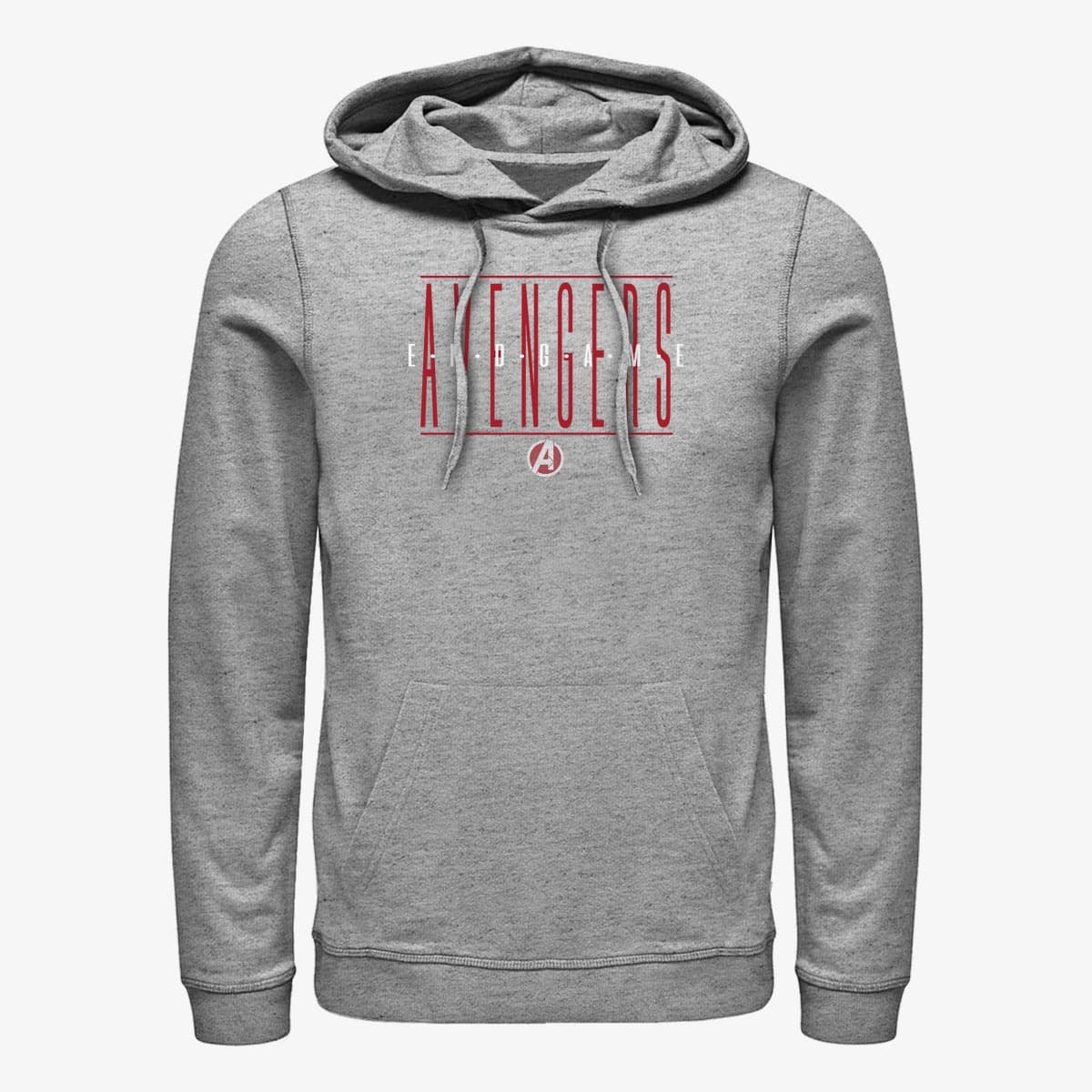 Hoodies and sweatshirts  Merch Marvel Avengers - Strikethrough Text Unisex Hoodie Heather Grey