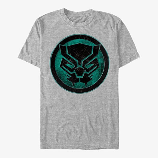 Póló Merch Marvel Avengers Classic - Green Panther Unisex T-Shirt Heather Grey