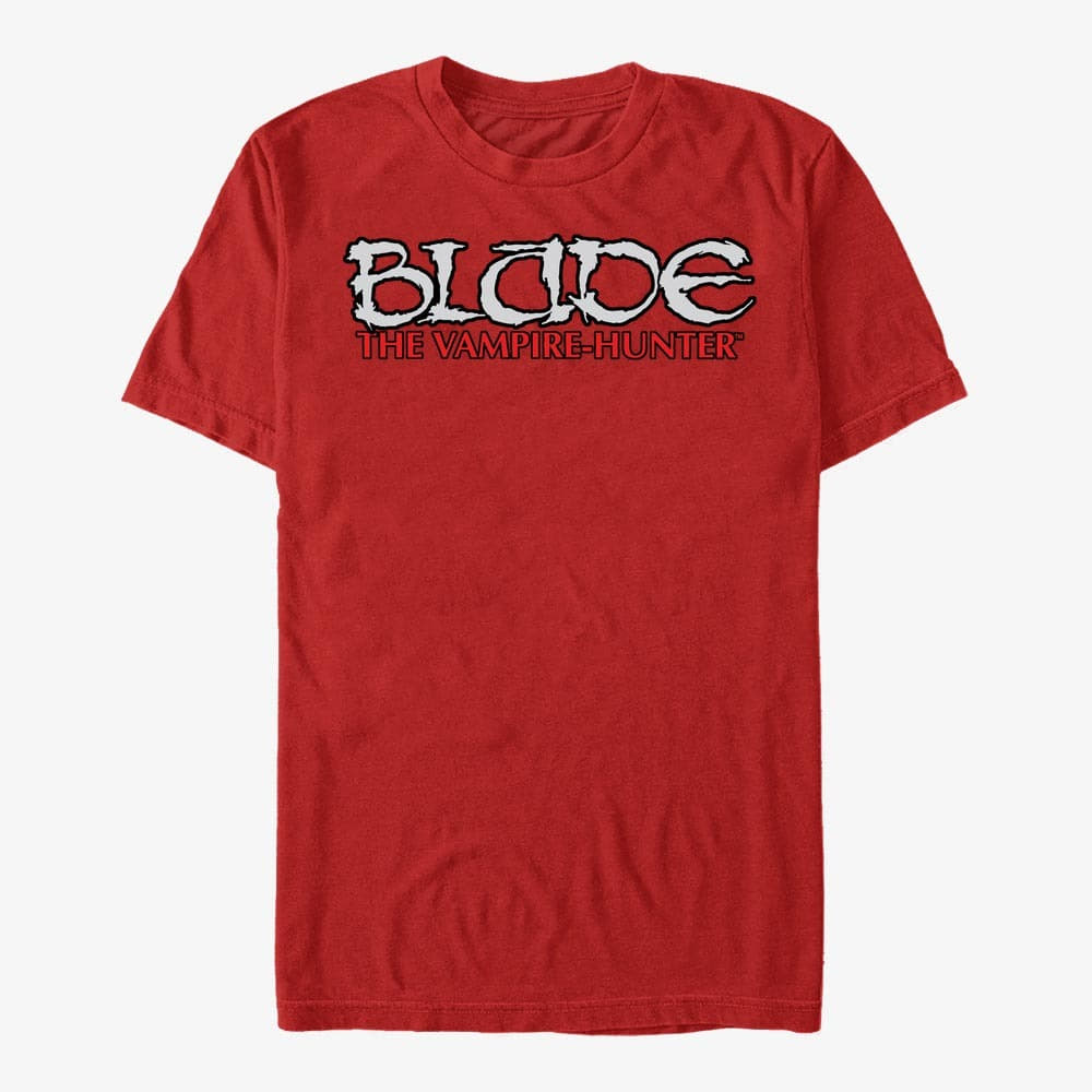 T-shirts Merch Marvel - Blade Logo Unisex T-Shirt Red