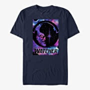 Merch Marvel What If...? - The Watcher Poster Unisex T-Shirt Navy Blue