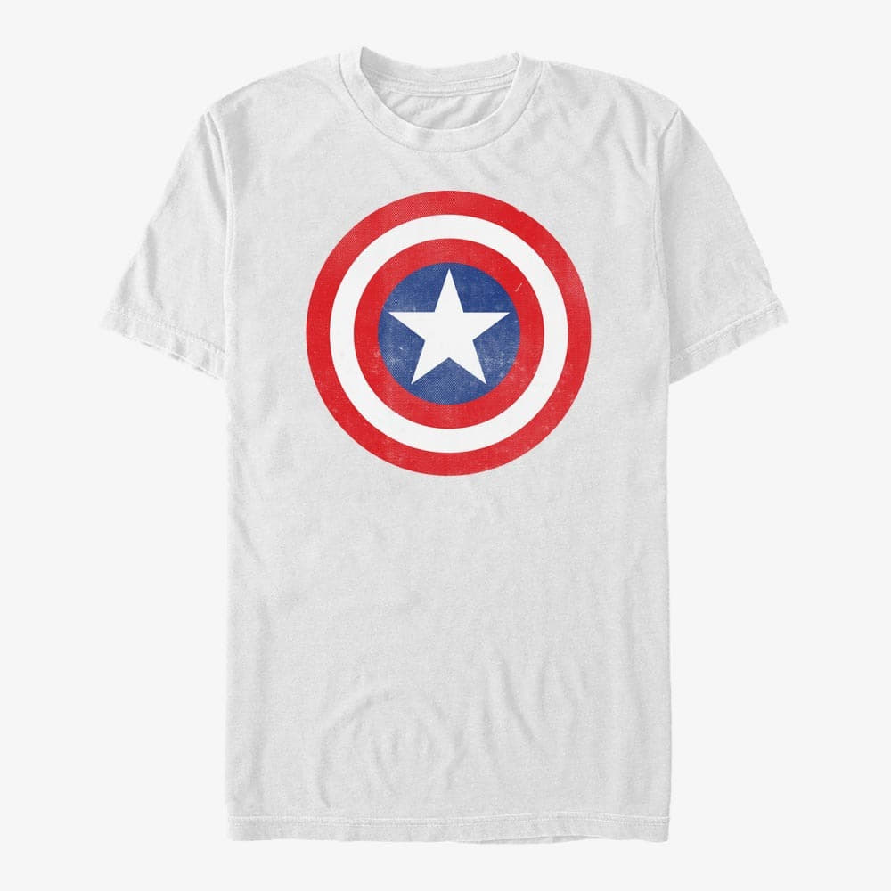 T-shirts Merch Marvel Avengers Classic - Captain Classic Unisex T-Shirt White
