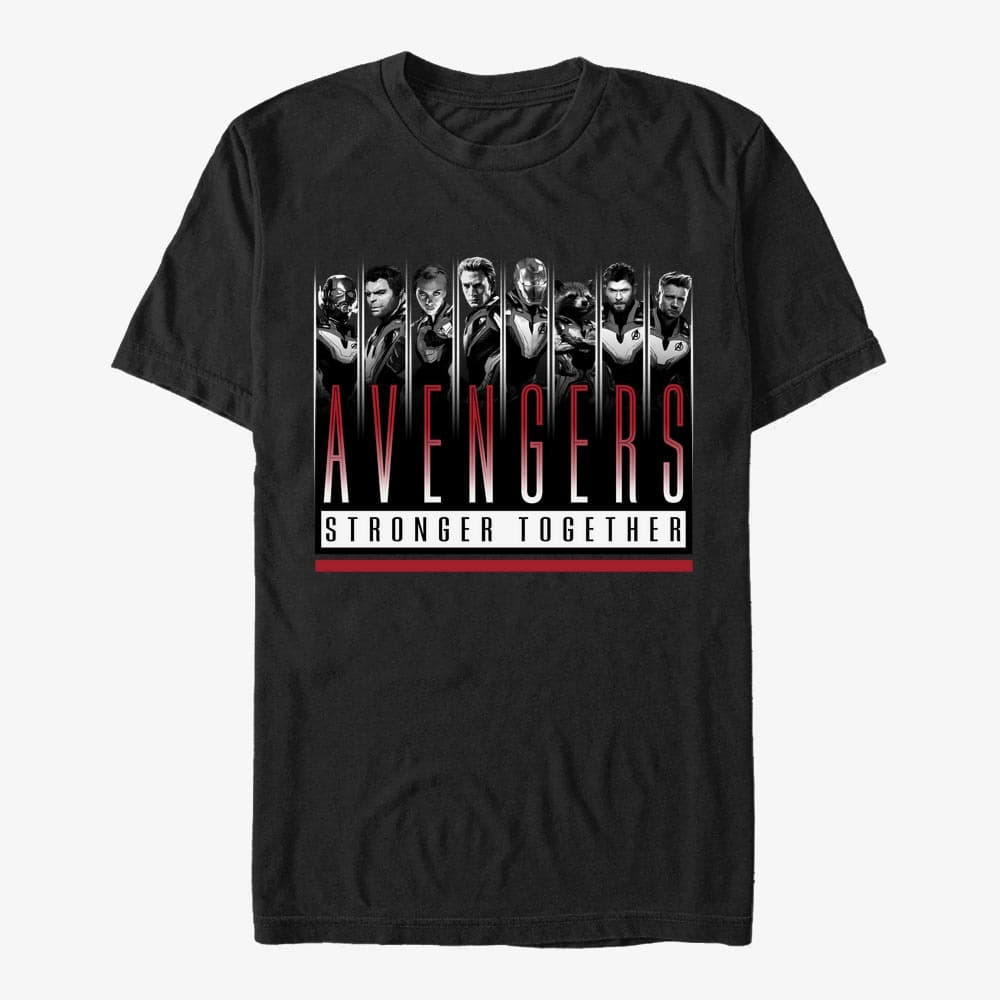 T-shirts Merch Marvel Avengers: Endgame - Avengers Together Unisex T-Shirt Black