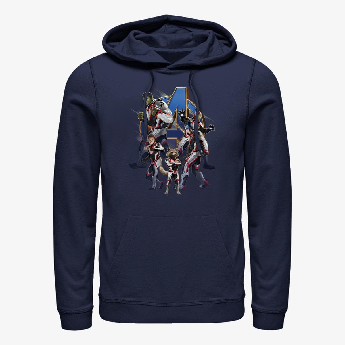 Sweatshirts Merch Marvel Avengers - Avengers Suits Assemble Unisex Hoodie Navy Blue