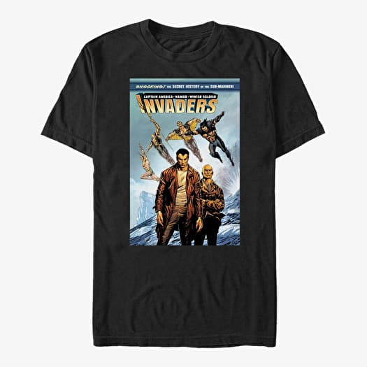 T-shirt Merch Marvel - Invaders Unisex T-Shirt Black