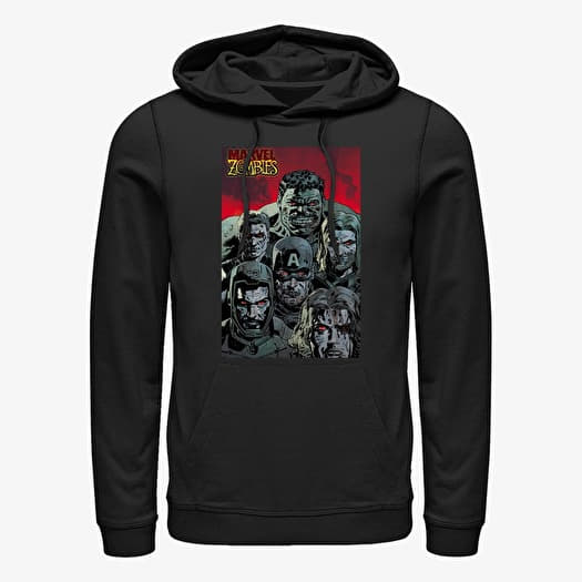 Sweatshirt Merch Marvel - Zombie Groupshot Unisex Hoodie Black