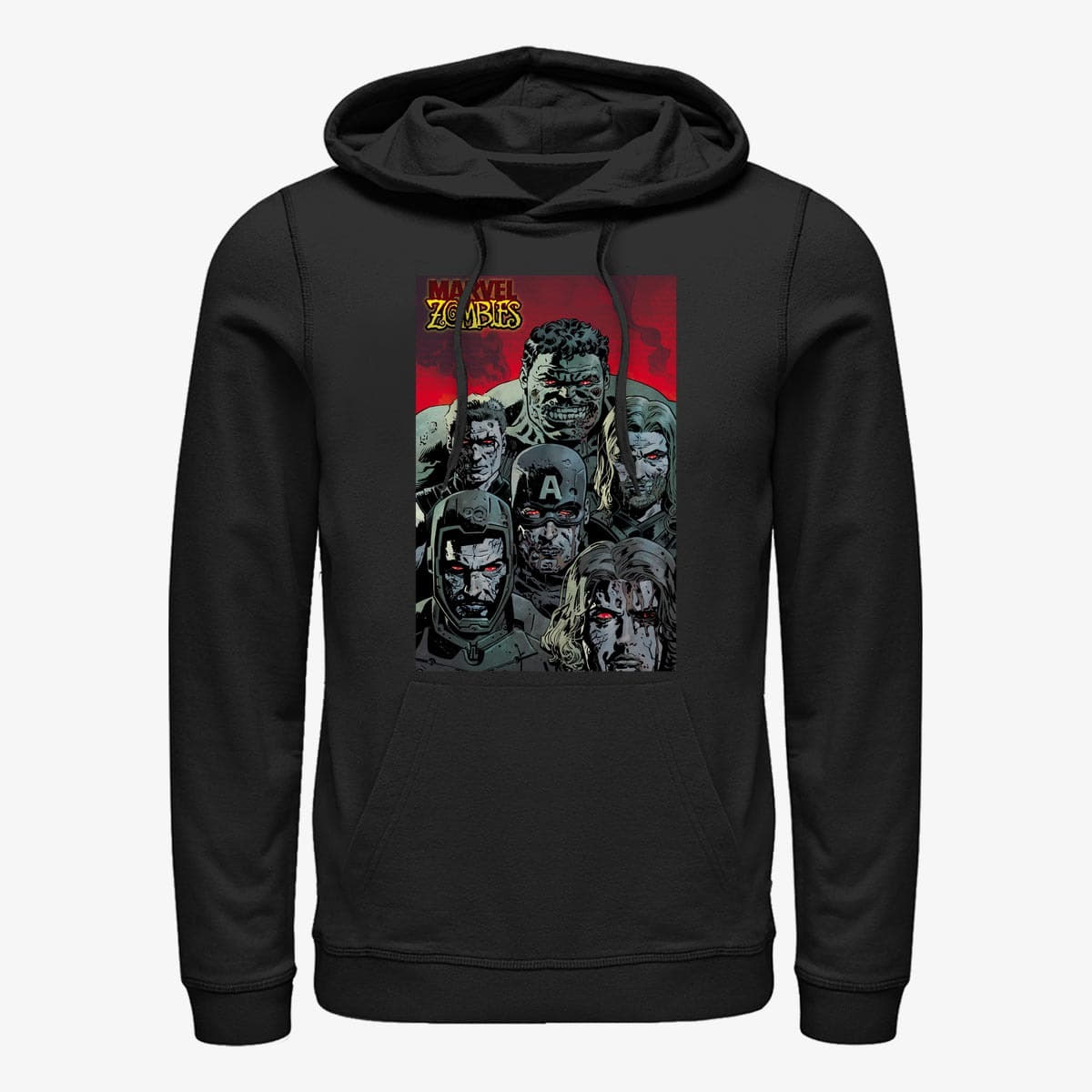 Sweatshirts Merch Marvel - Zombie Groupshot Unisex Hoodie Black