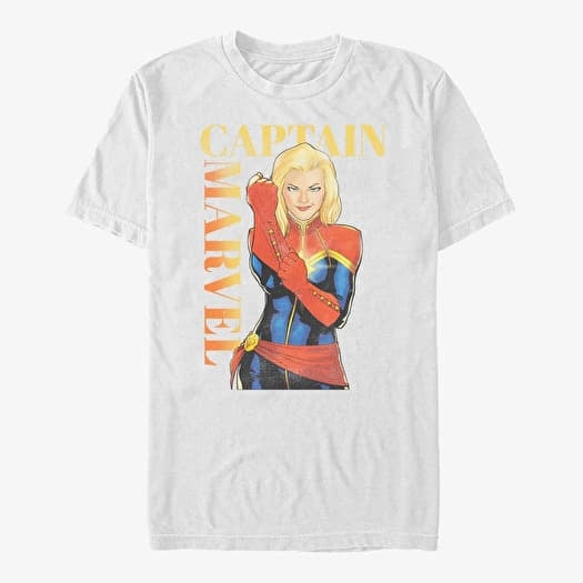 T-shirt Merch Marvel Avengers Classic - Cap Marv Unisex T-Shirt White