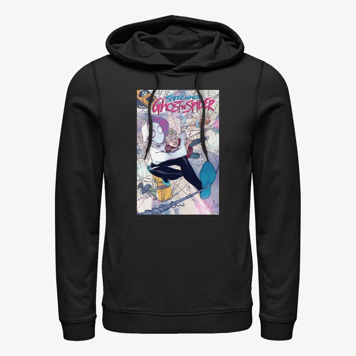 Sweatshirts Merch Marvel Spider-Man Classic - Spider-Gwen Unisex Hoodie Black