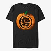 Merch Marvel Avengers Classic - Hulk Pumpkin Unisex T-Shirt Black